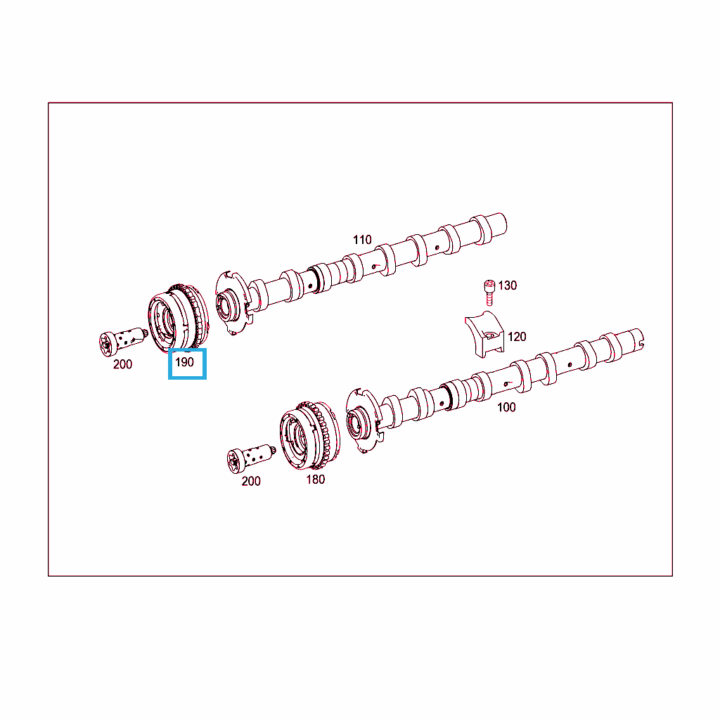 Запчасти двигателя Мерседес GLS 400 3.0/333 9AT 5D AWD 4MATIC